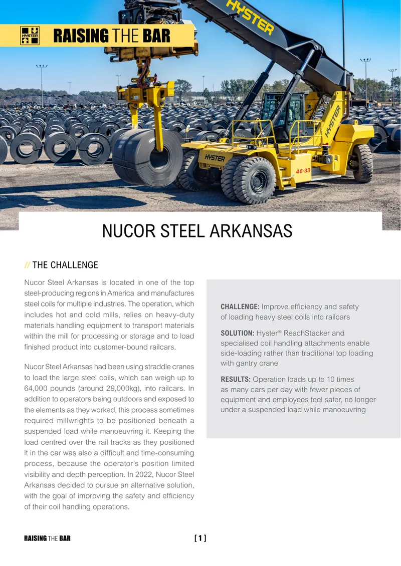 Improving Steel Coil Loading Efficiency and Safety
