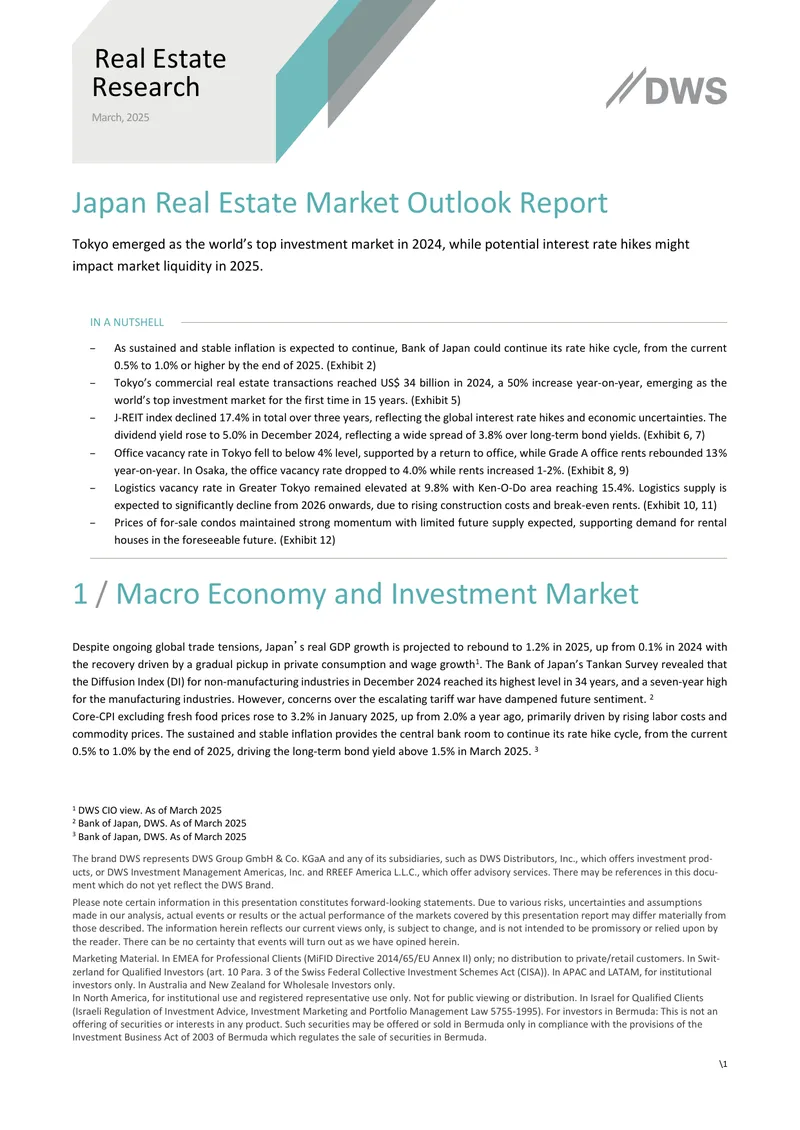 Japan Real Estate Market Outlook Report