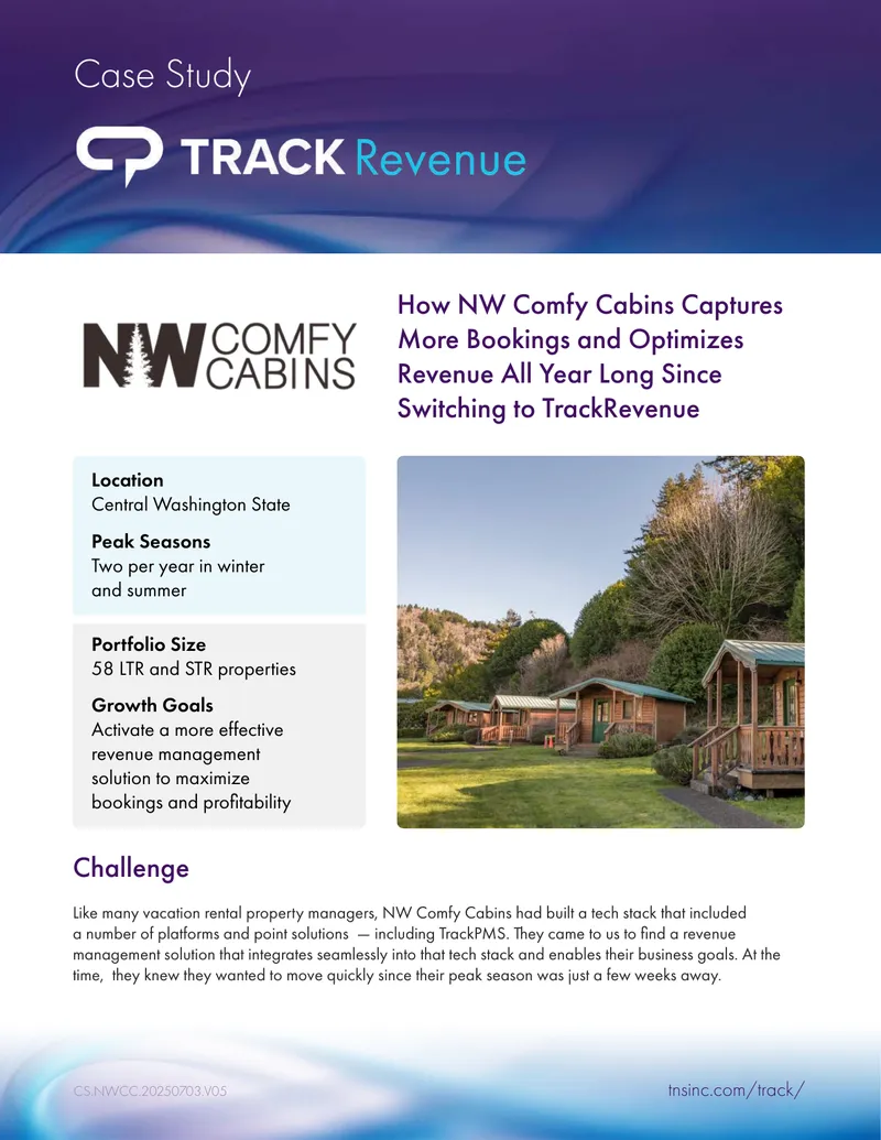 NW Comfy Cabins Revenue Management Case Study