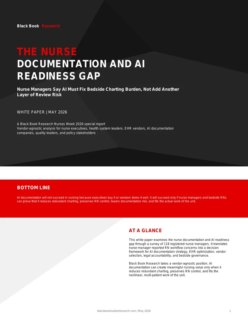 Nurse Documentation and AI Readiness Gap Analysis