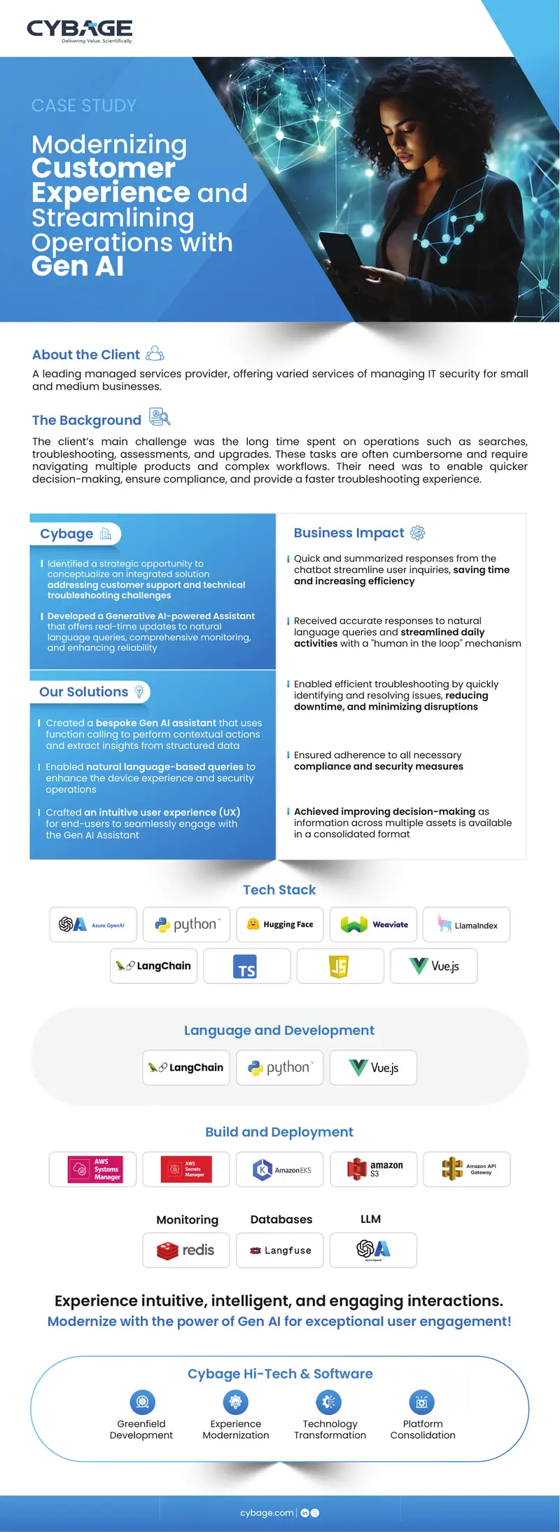 Modernizing Customer Experience with Generative AI