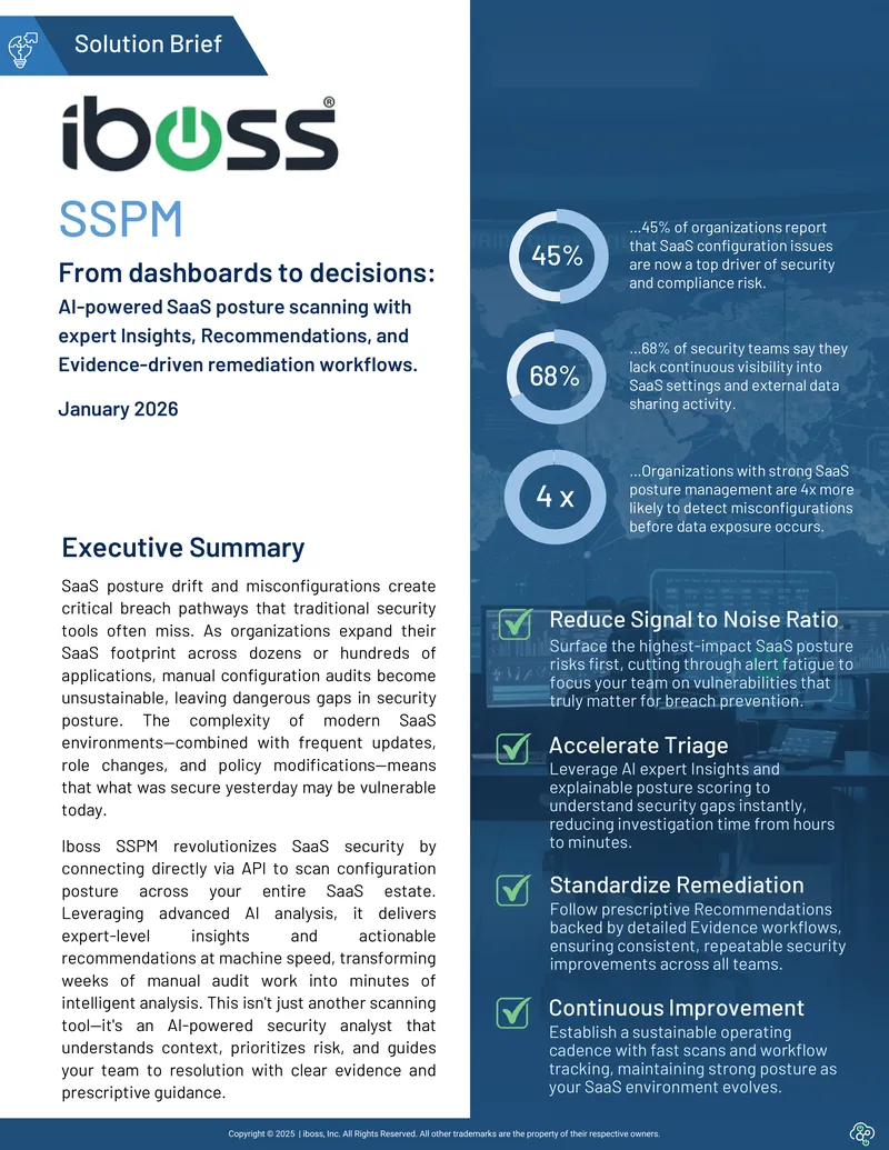 AI-Powered SaaS Security Posture Management Solution Brief