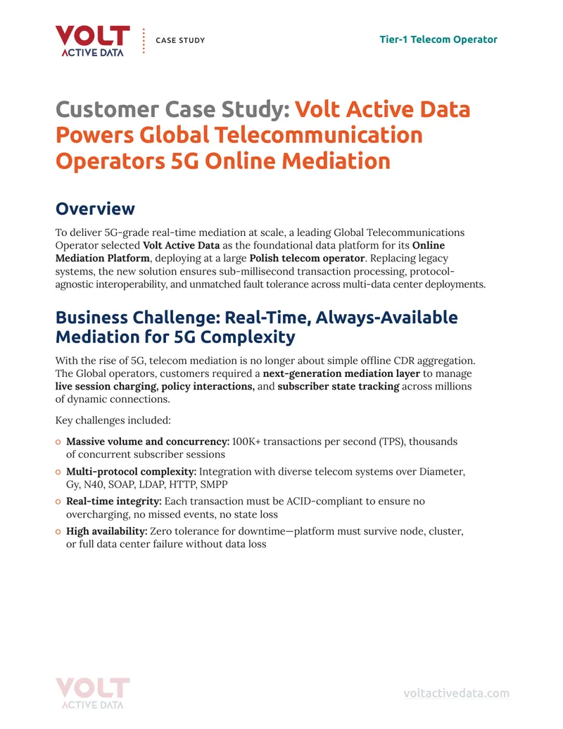 Online Mediation Platform for 5G Telecommunications