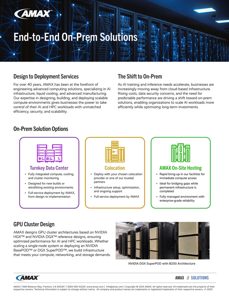 On-Prem AI Infrastructure Deployment Guide