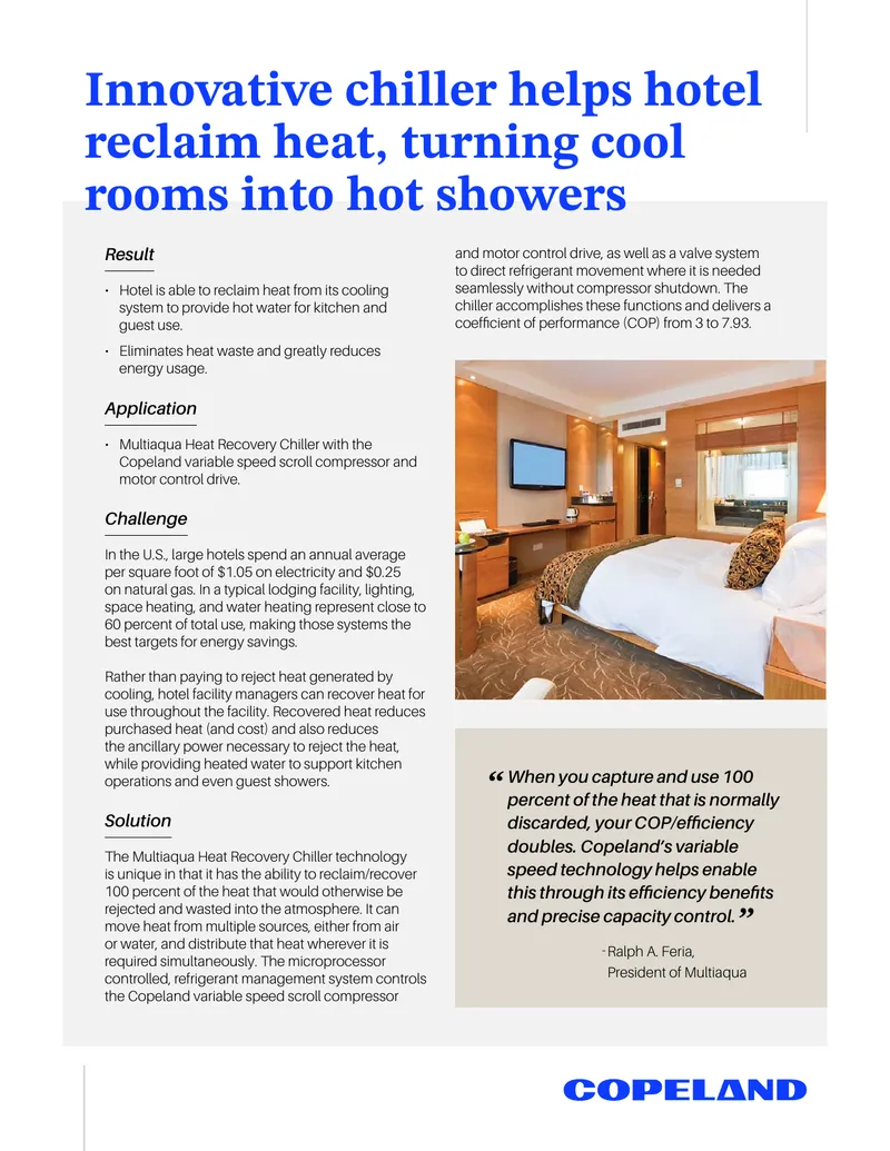 Multiaqua Heat Recovery Chiller Technology