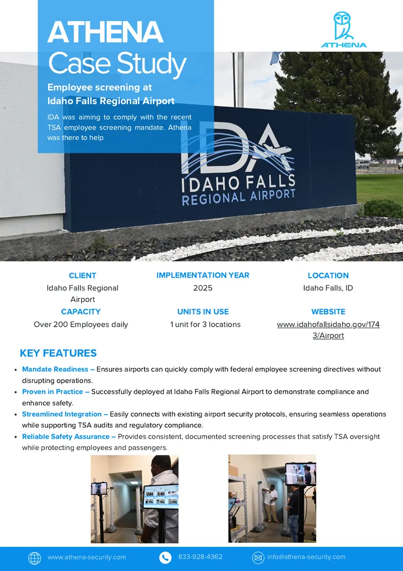 Employee Screening Implementation at Idaho Falls Airport