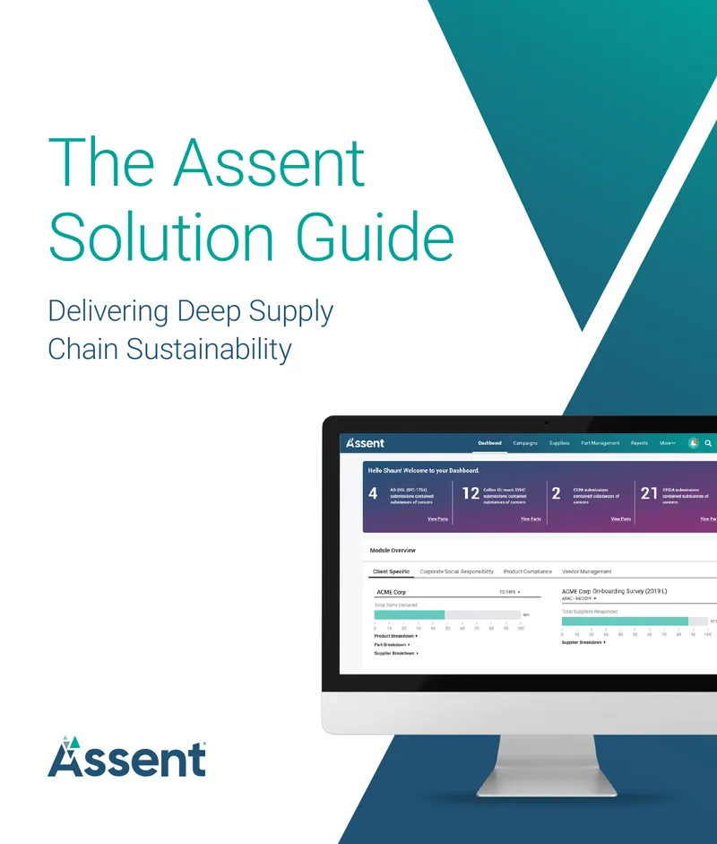 Assent Supply Chain Sustainability Solution Guide