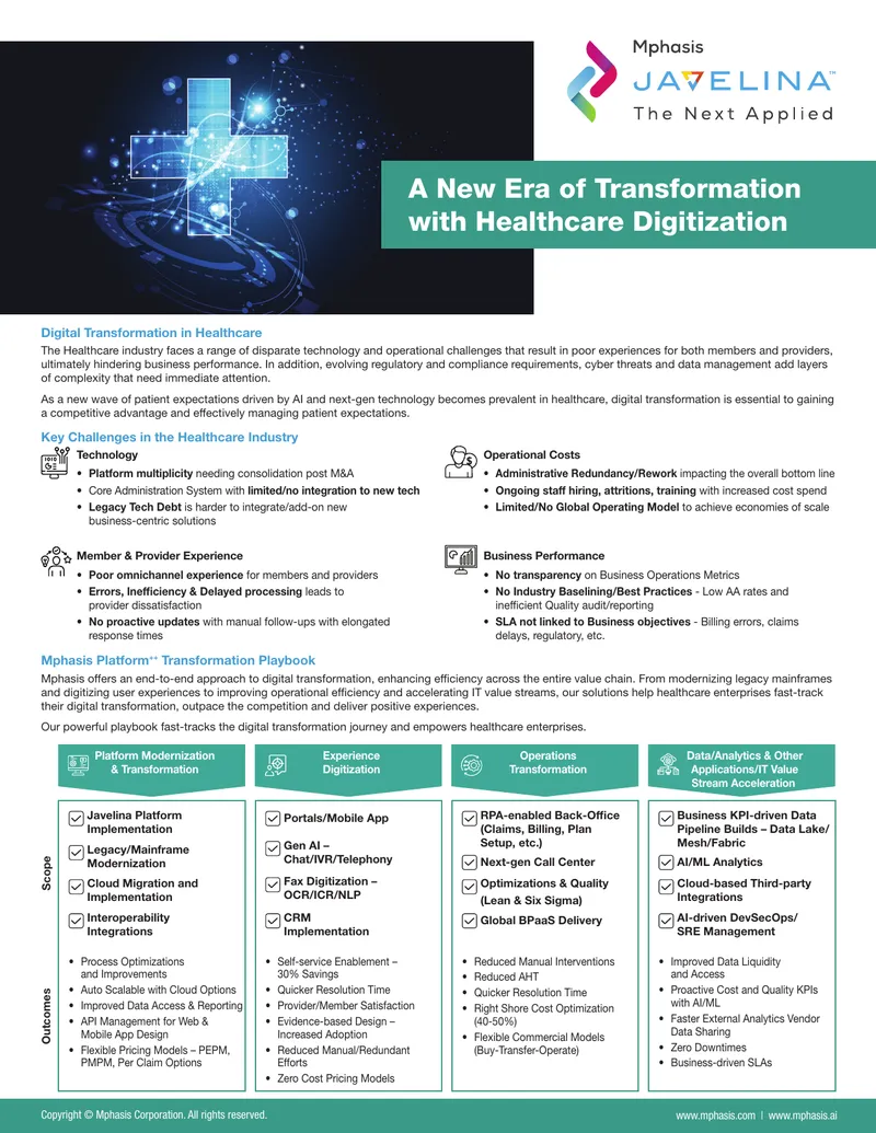 Healthcare Digital Transformation Challenges and Solutions