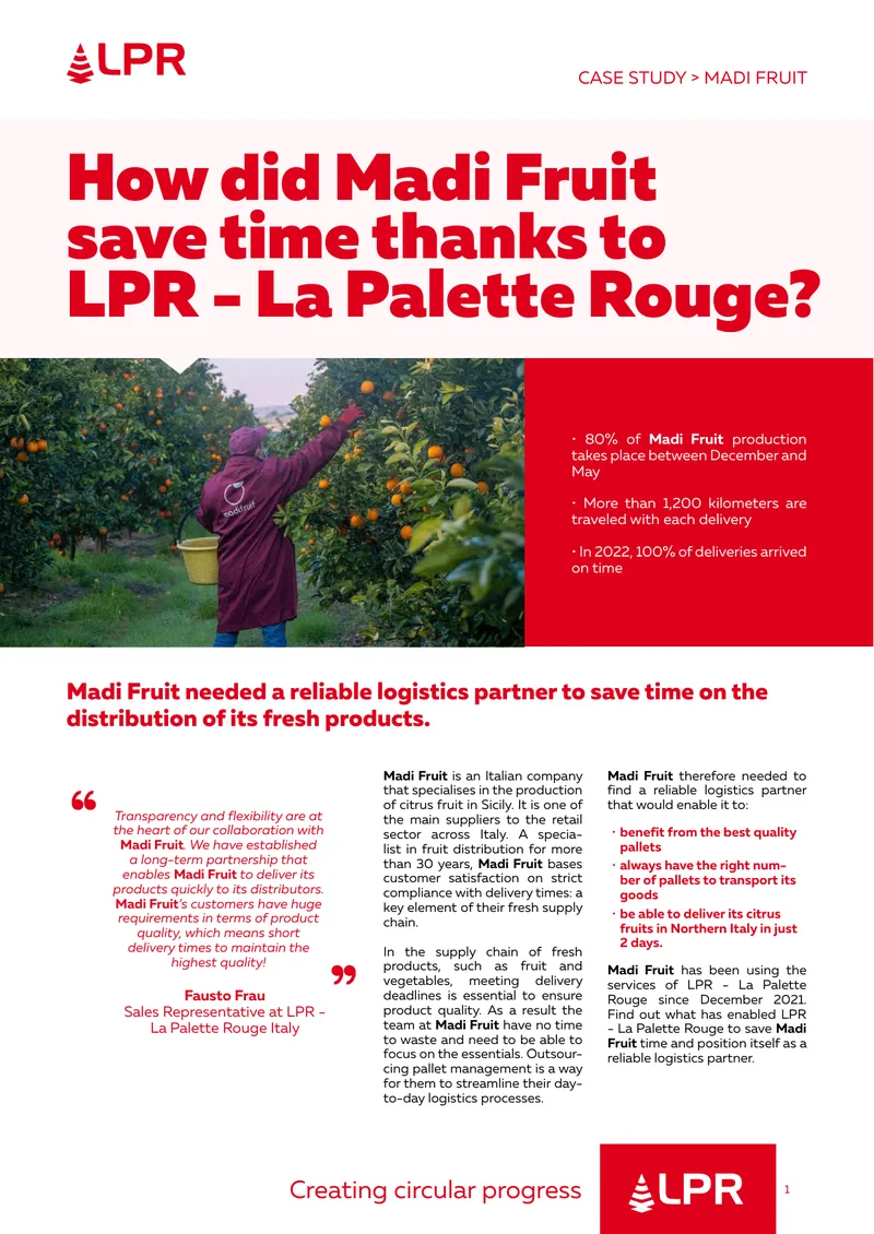 Madi Fruit Logistics Partnership Case Study