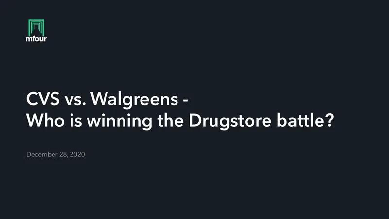 CVS vs. Walgreens Drugstore Preference Study