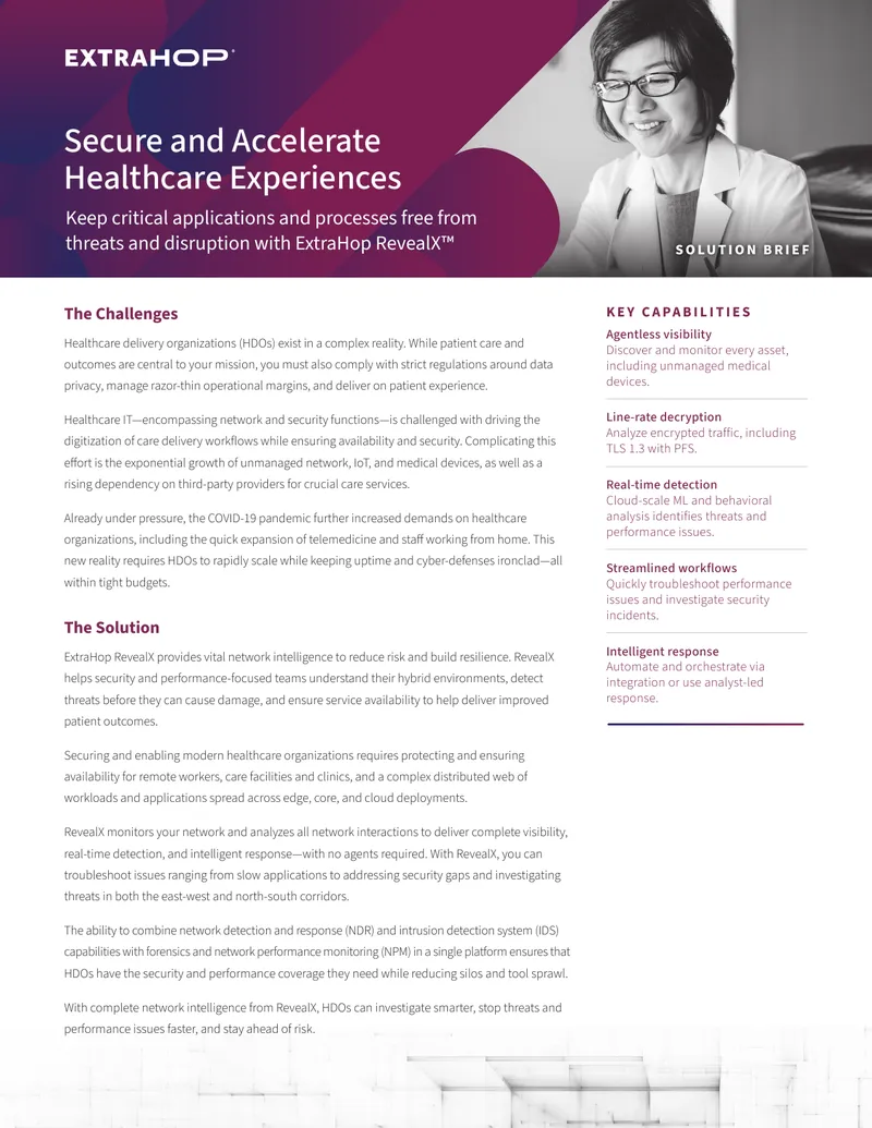 Network Intelligence for Healthcare Organizations