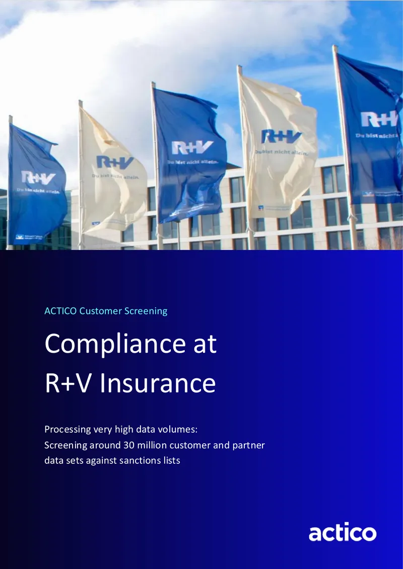 R+V Insurance Customer Screening Case Study