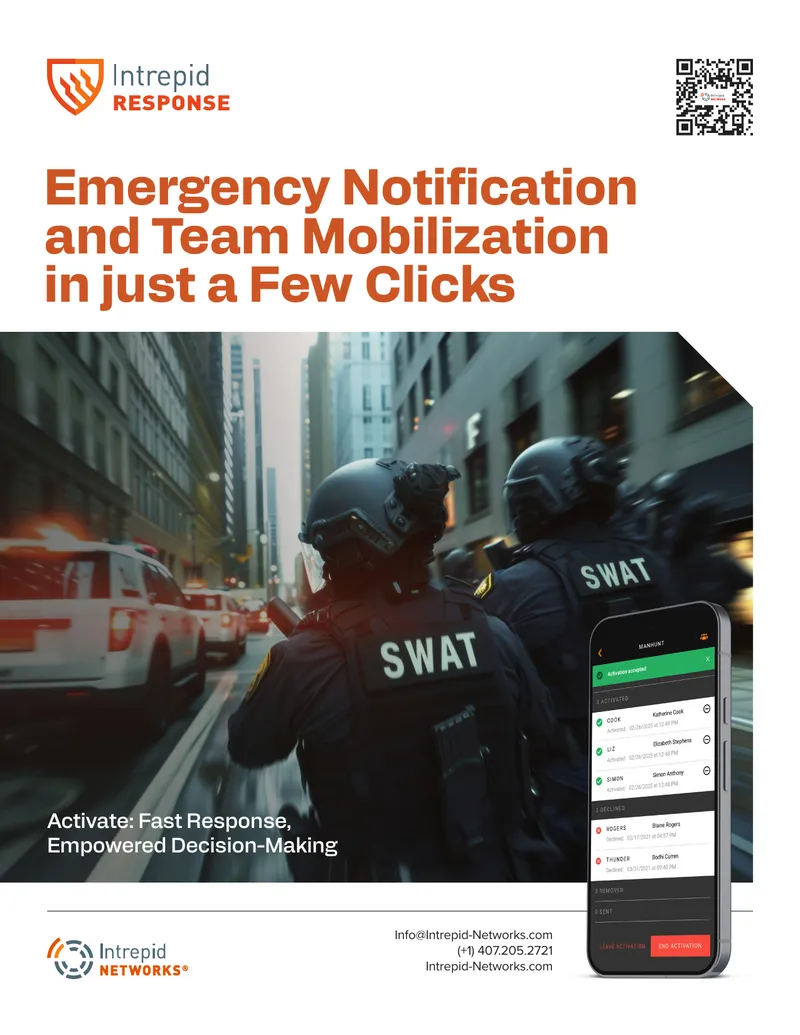 Emergency Notification and Team Mobilization System