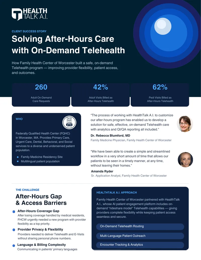 Case Study on Telehealth Implementation at Family Health Center