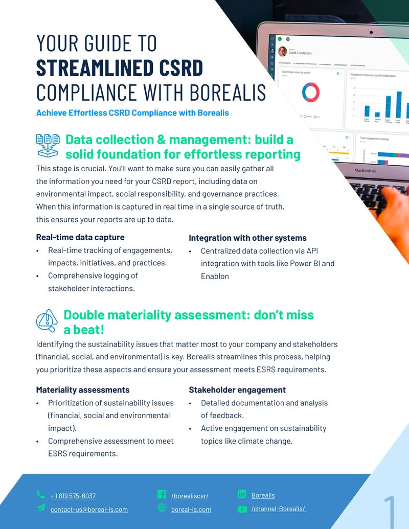 Guide to Streamlined CSRD Compliance with Borealis