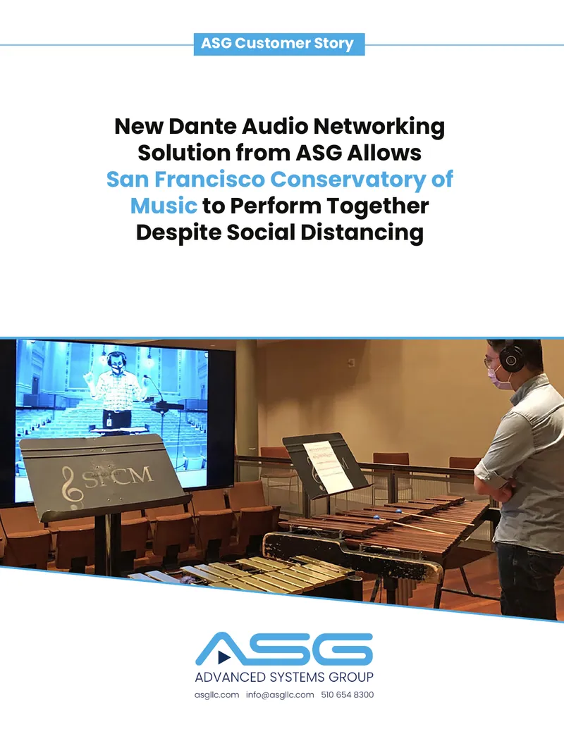Dante Audio Networking Solution for Music Education