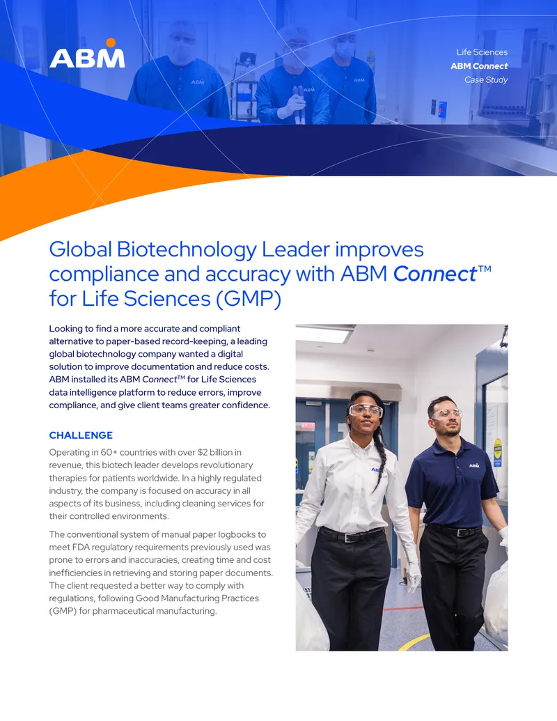 Global Biotechnology Leader Case Study on ABM Connect
