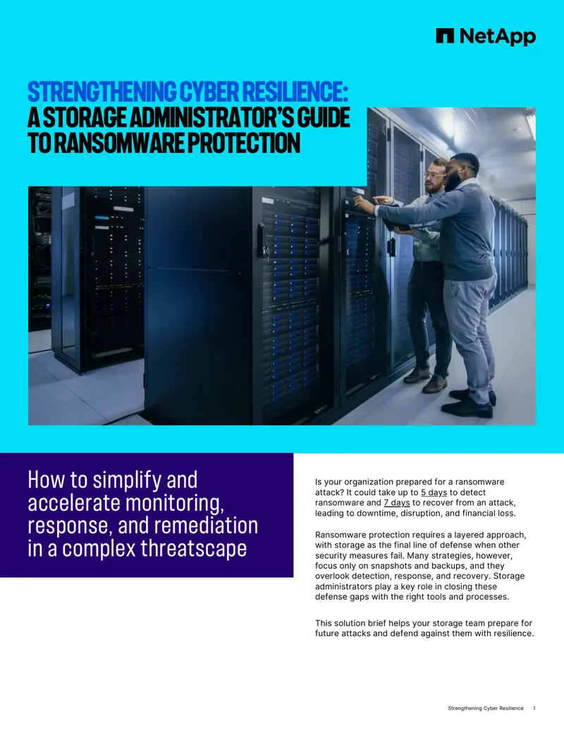 Strengthening Cyber Resilience: A Storage Administrator’s Guide to Ransomware Protection