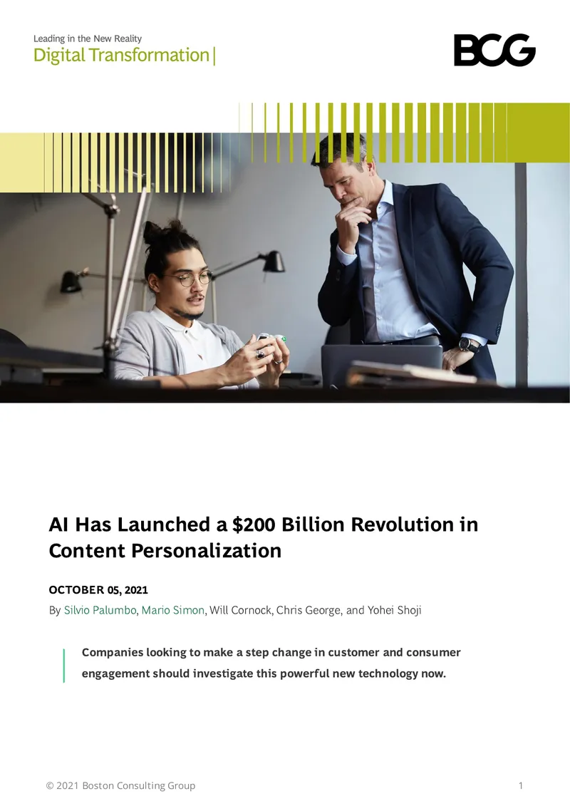 AI Creative Content Generation in Personalization