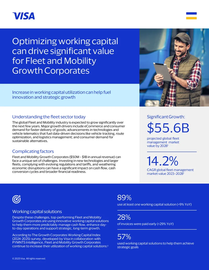 Working Capital Optimization for Fleet and Mobility Corporates