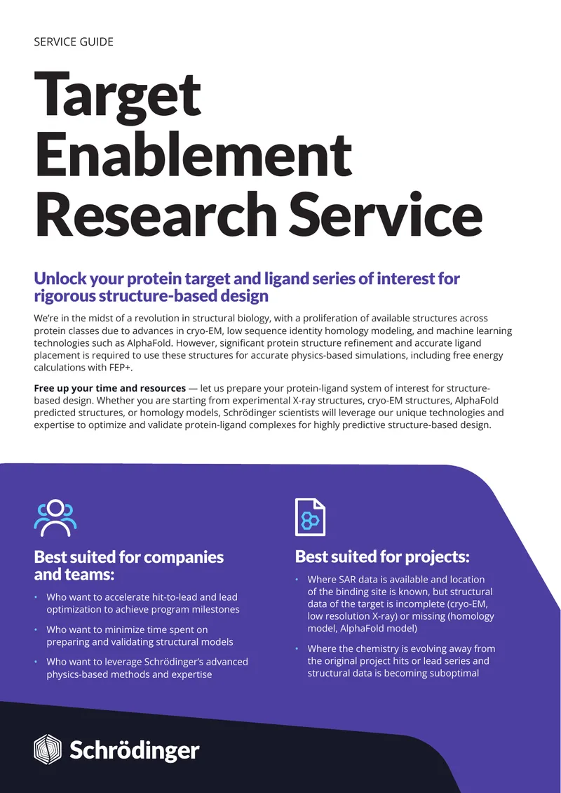 Protein Target Enablement Research Service Guide