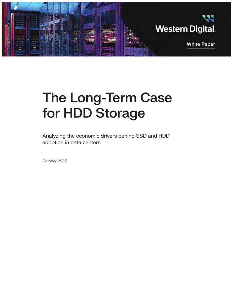 Long-Term Economic Case for HDD Storage