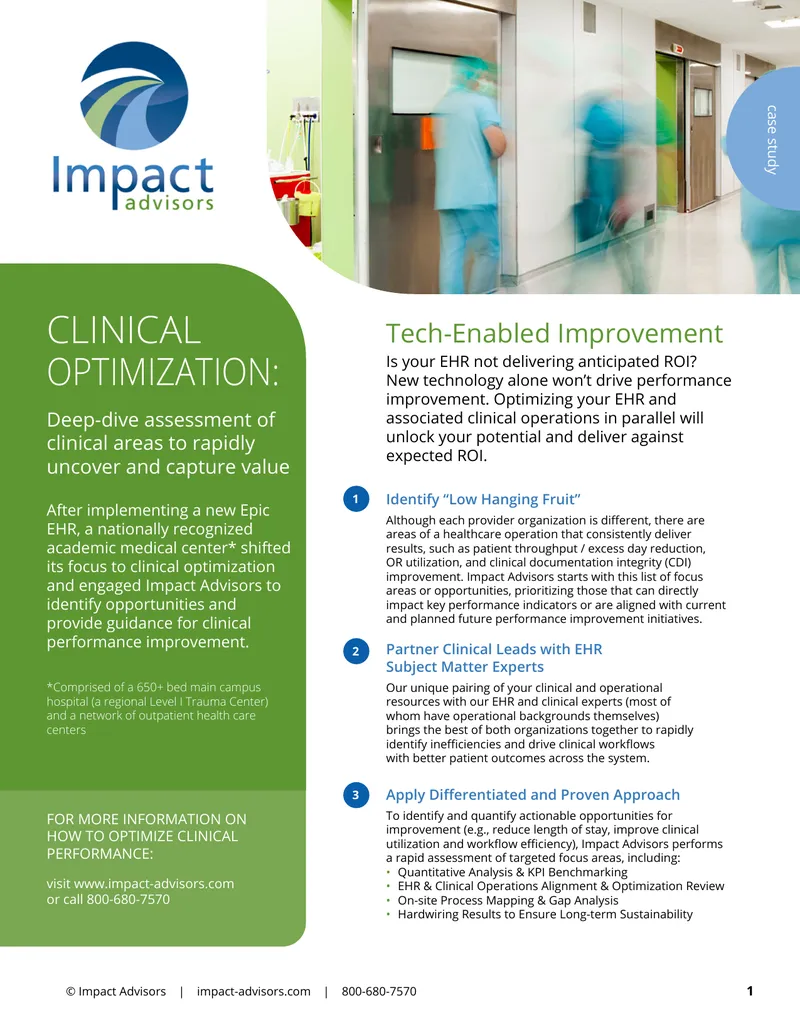 Tech-Enabled Improvement Case Study