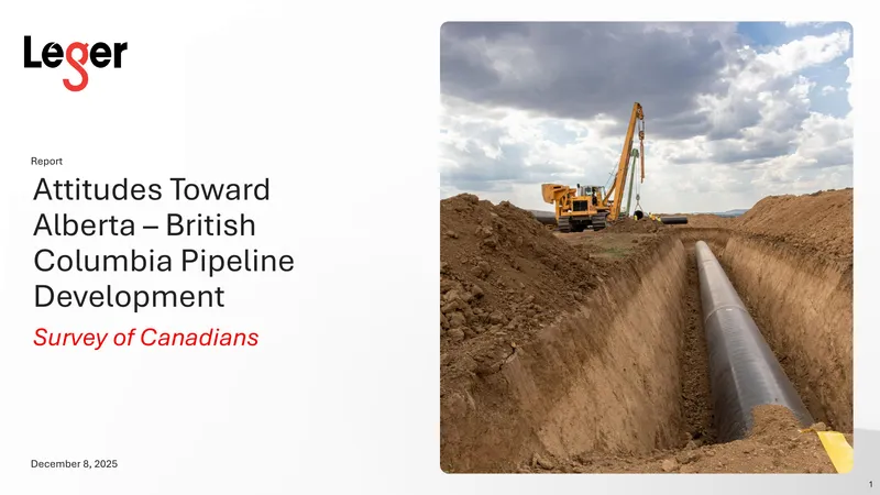 Canadian Attitudes Toward Alberta-British Columbia Pipeline