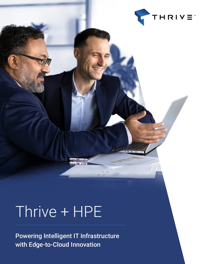 Thrive and HPE Partnership for IT Infrastructure