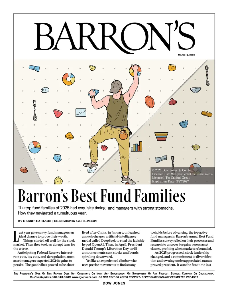 Barron’s Best Fund Families for 2025