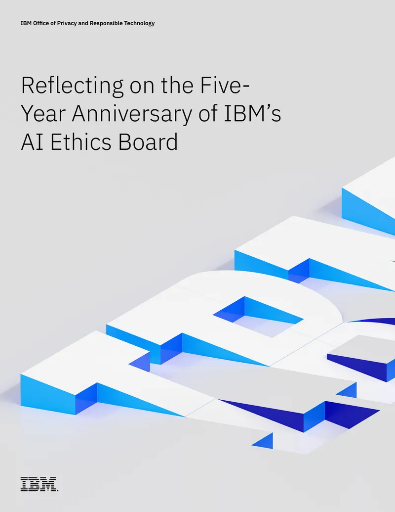 IBM AI Ethics Board Five-Year Reflection