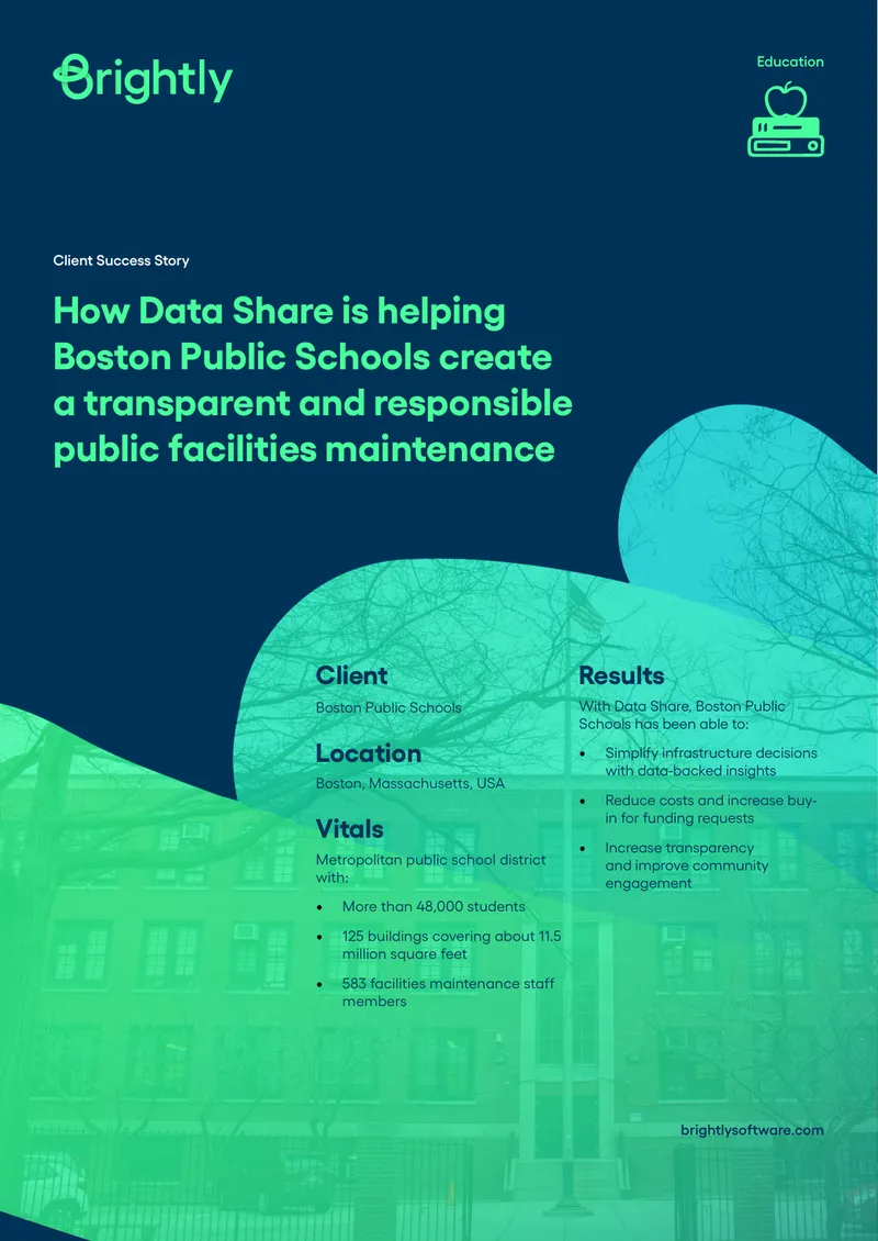 Boston Public Schools Facilities Maintenance Case Study