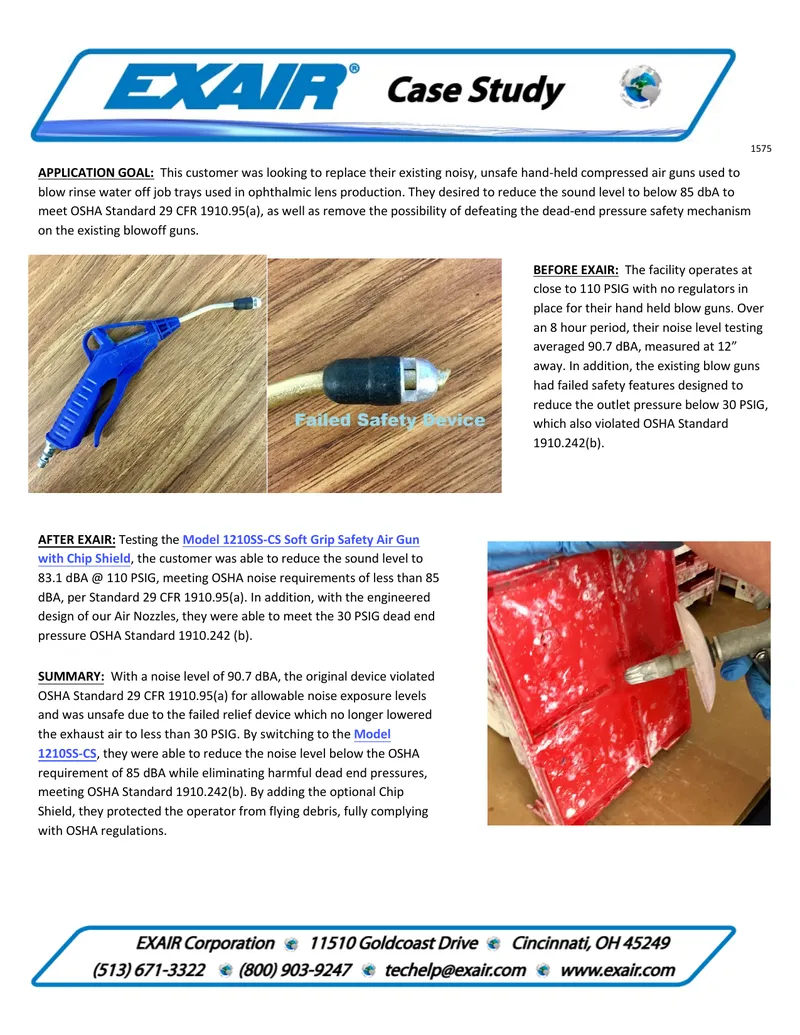 Safety Air Gun Compliance Case Study