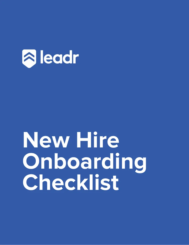 New Hire Onboarding Checklist Guide