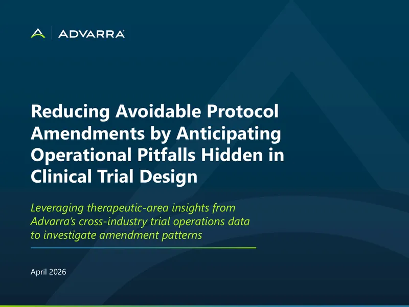 Reducing Avoidable Protocol Amendments in Clinical Trials