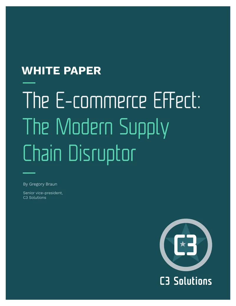 E-commerce Impact on Modern Supply Chains