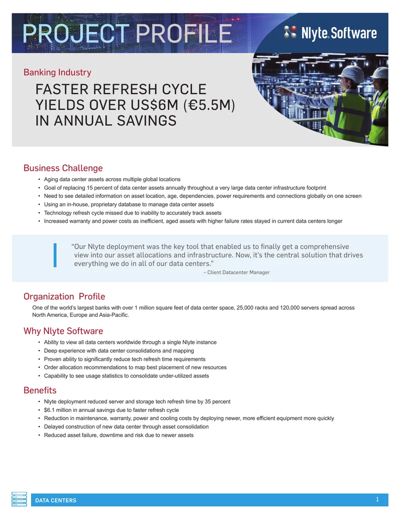 Data Center Infrastructure Management Case Study