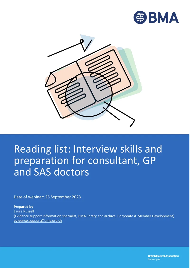 Reading List for Interview Skills Preparation