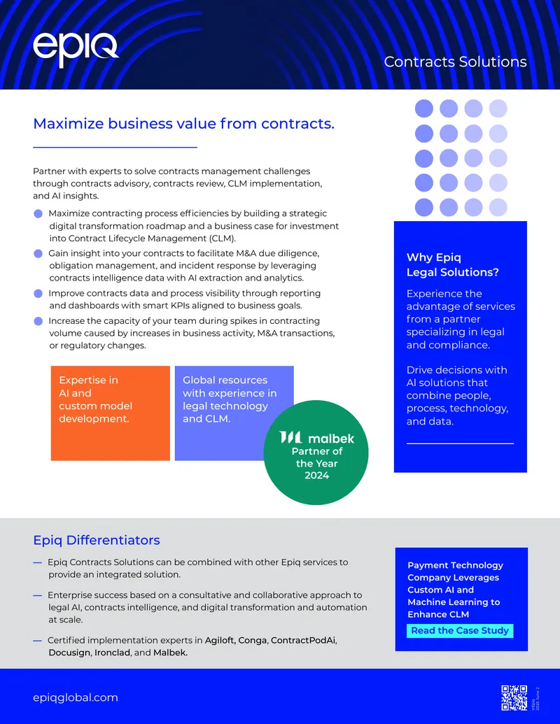 End-to-End Contracts Solutions Implementation Guide