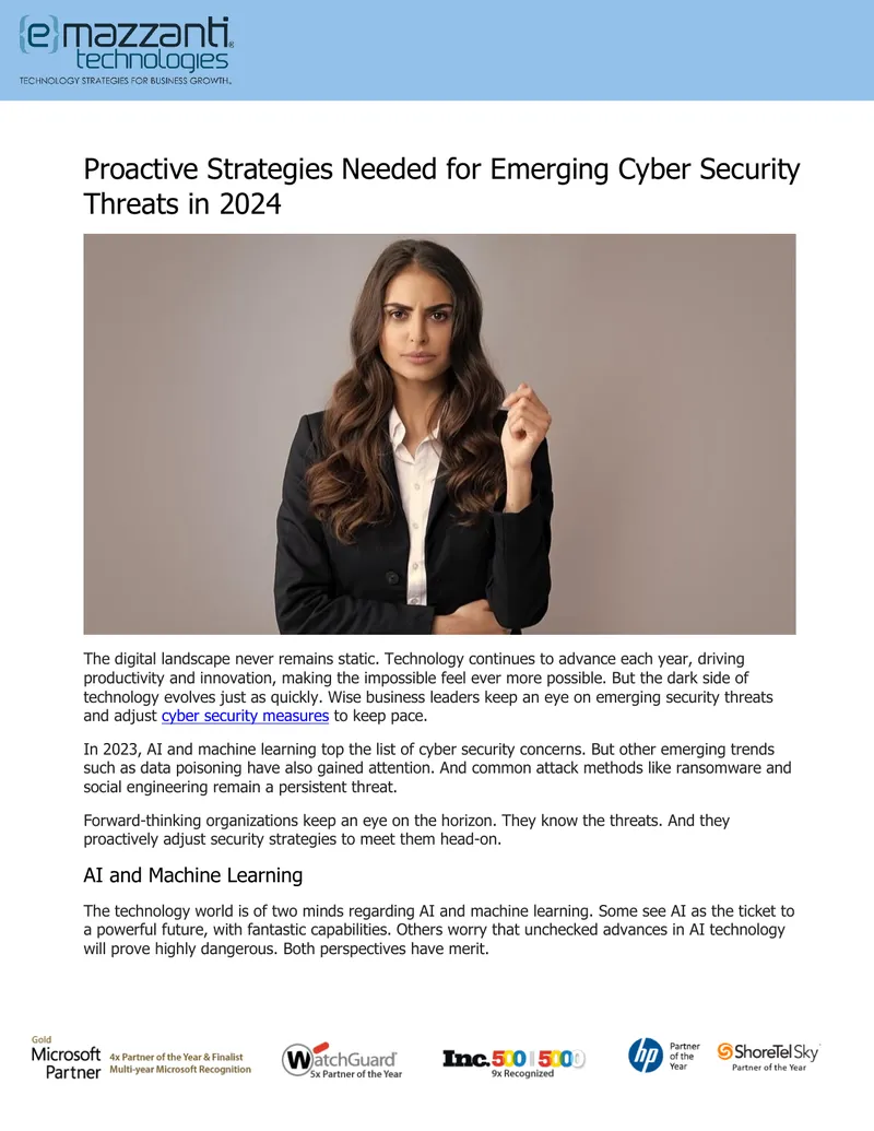 Proactive Strategies for Emerging Cyber Security Threats
