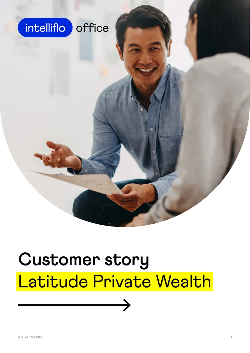 Latitude Private Wealth Case Study on intelliflo