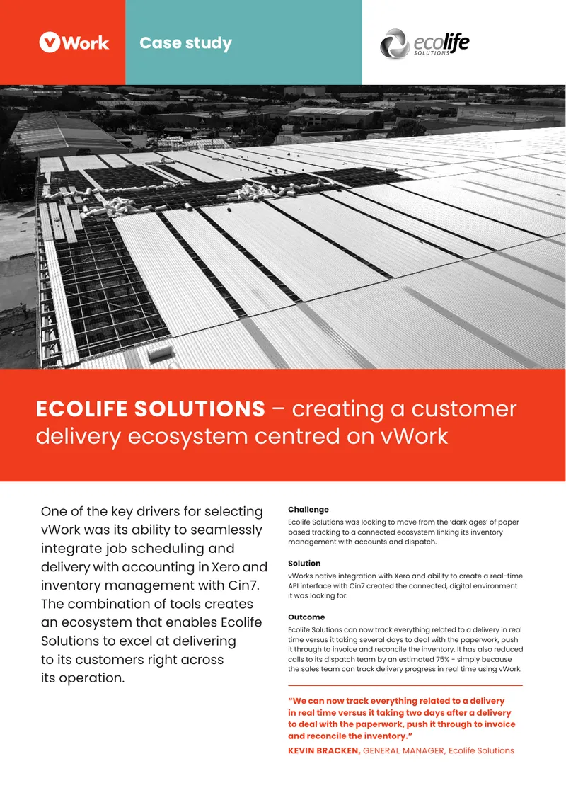 Ecolife Solutions Delivery Ecosystem Case Study