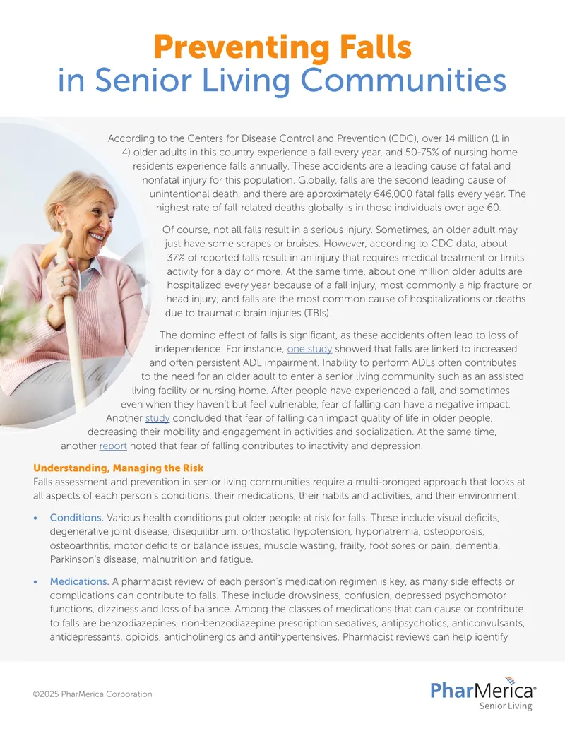 Preventing Falls in Senior Living Communities
