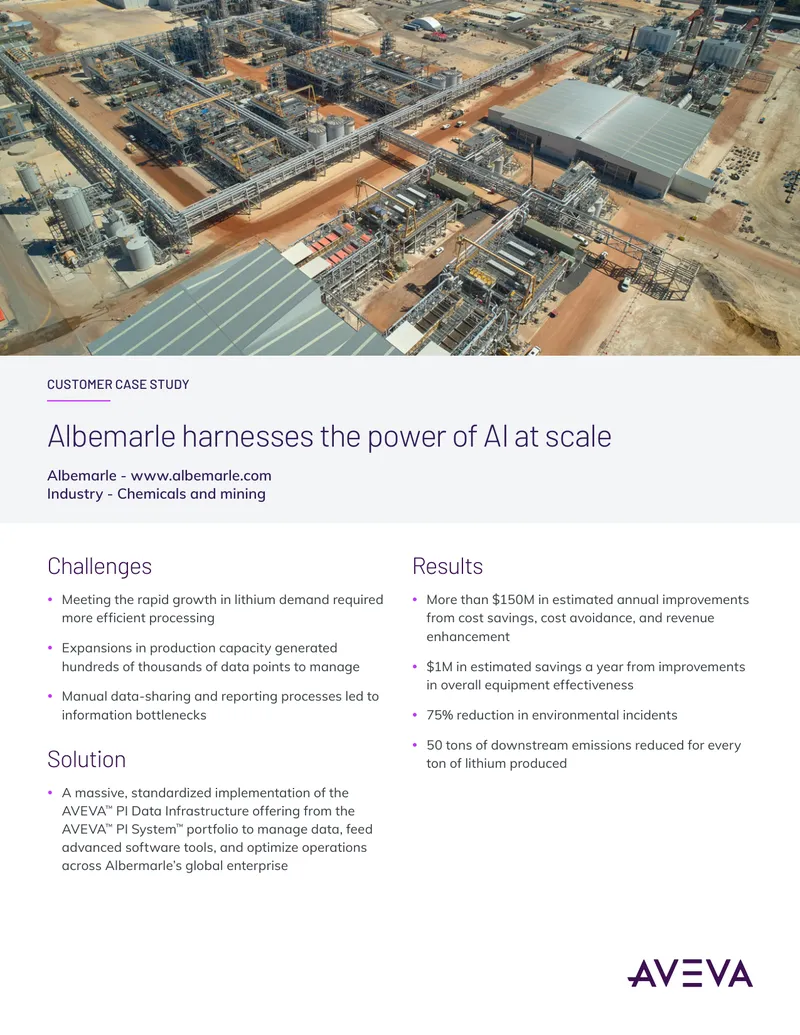 Albemarle's AI-Driven Data Management Transformation