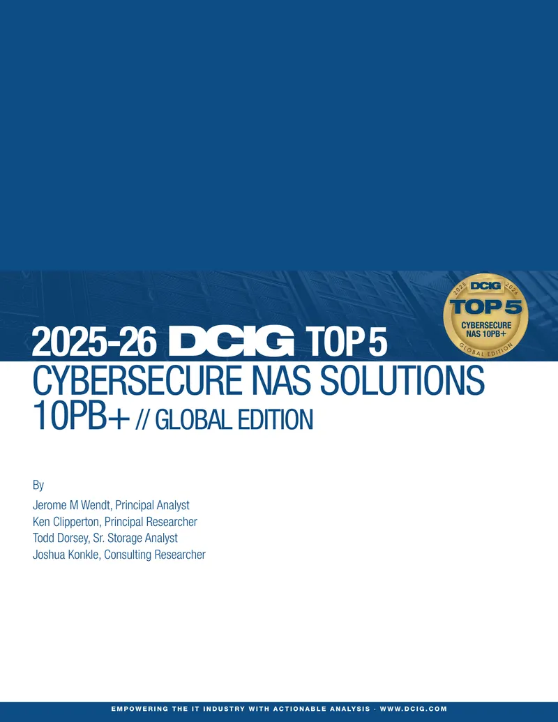 2025-26 DCIG Top 5 Cybersecure NAS Solutions