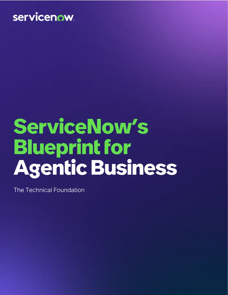 ServiceNow Blueprint for Agentic Business Architecture