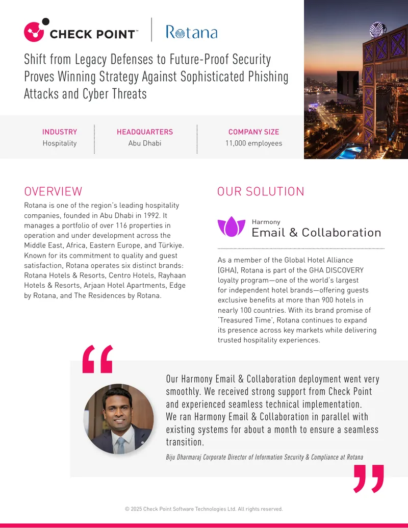 Rotana Cybersecurity Transformation Case Study