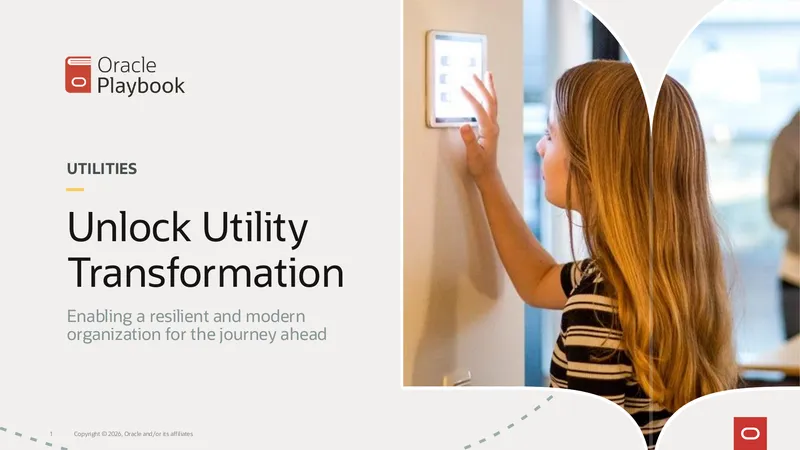 Utility Transformation for Resilient Organizations