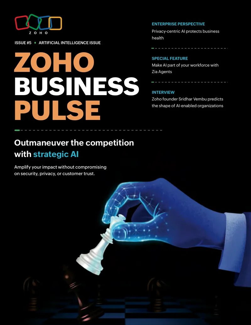 Zoho Business Pulse Issue 5 on AI Strategies