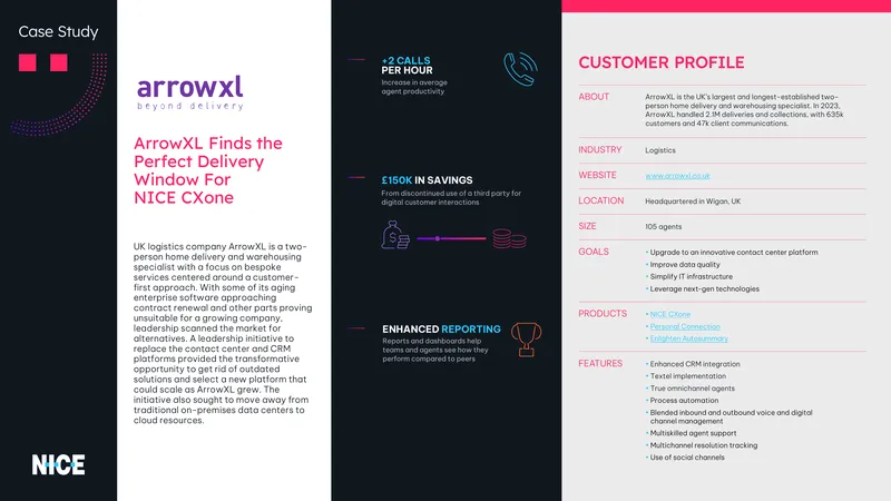 ArrowXL's Transition to NICE CXone Platform